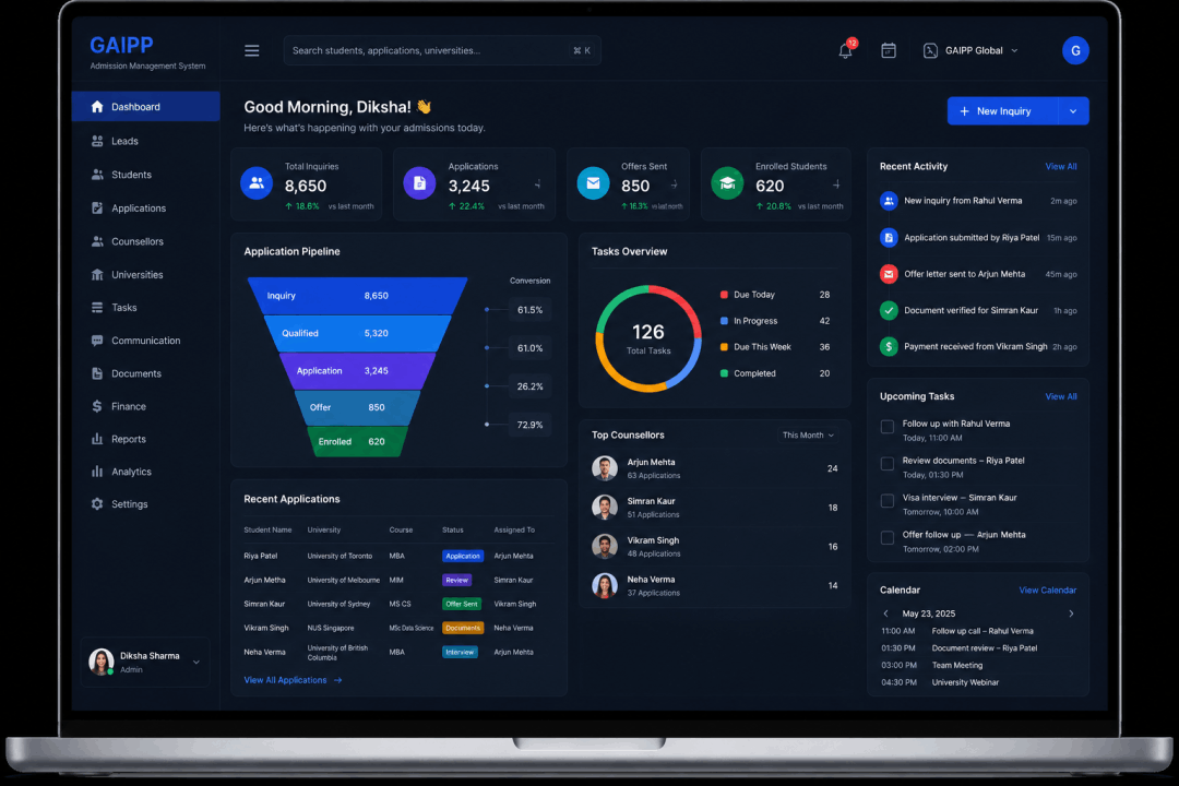 Admission System Software for Higher Education